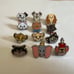 Disney Tiny Pins Set Micro Pins Set Complete Aristocats Cats Lady Tramp Dogs