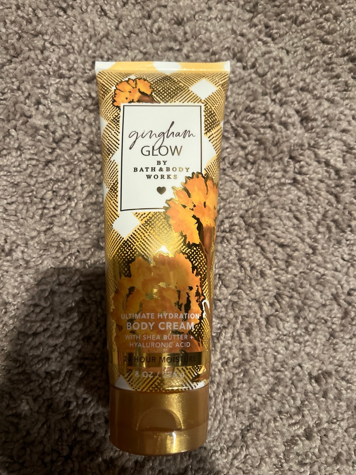 Gingham Glow bath and body works
