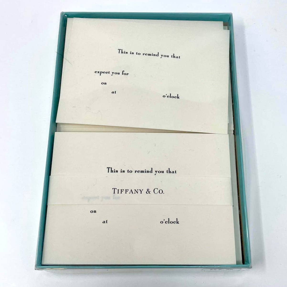 90s TIFFANY AND CO Vintage Card Envelope Invitations