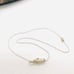 Vintage silver articulated fish pendant necklace