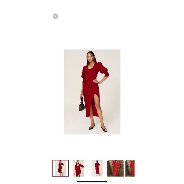 self portrait ruched maxi red hourglass sheath dress 4