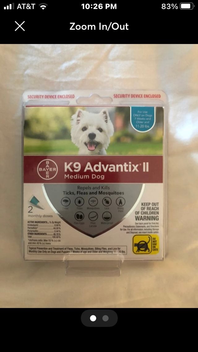 Advantix II Medium Dog