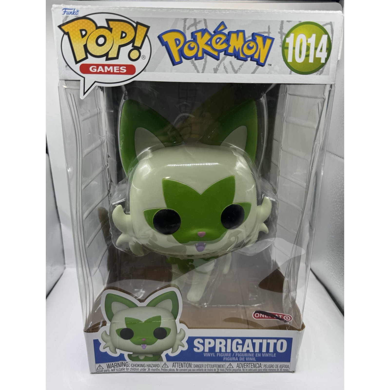 Funko POP! Jumbo Pokémon Sprigatito Figure Target Exclusive #1014 13” NIB