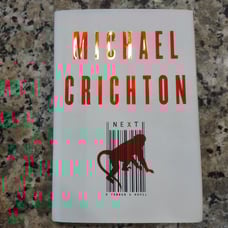 Michael Crichton NEXT first edition book