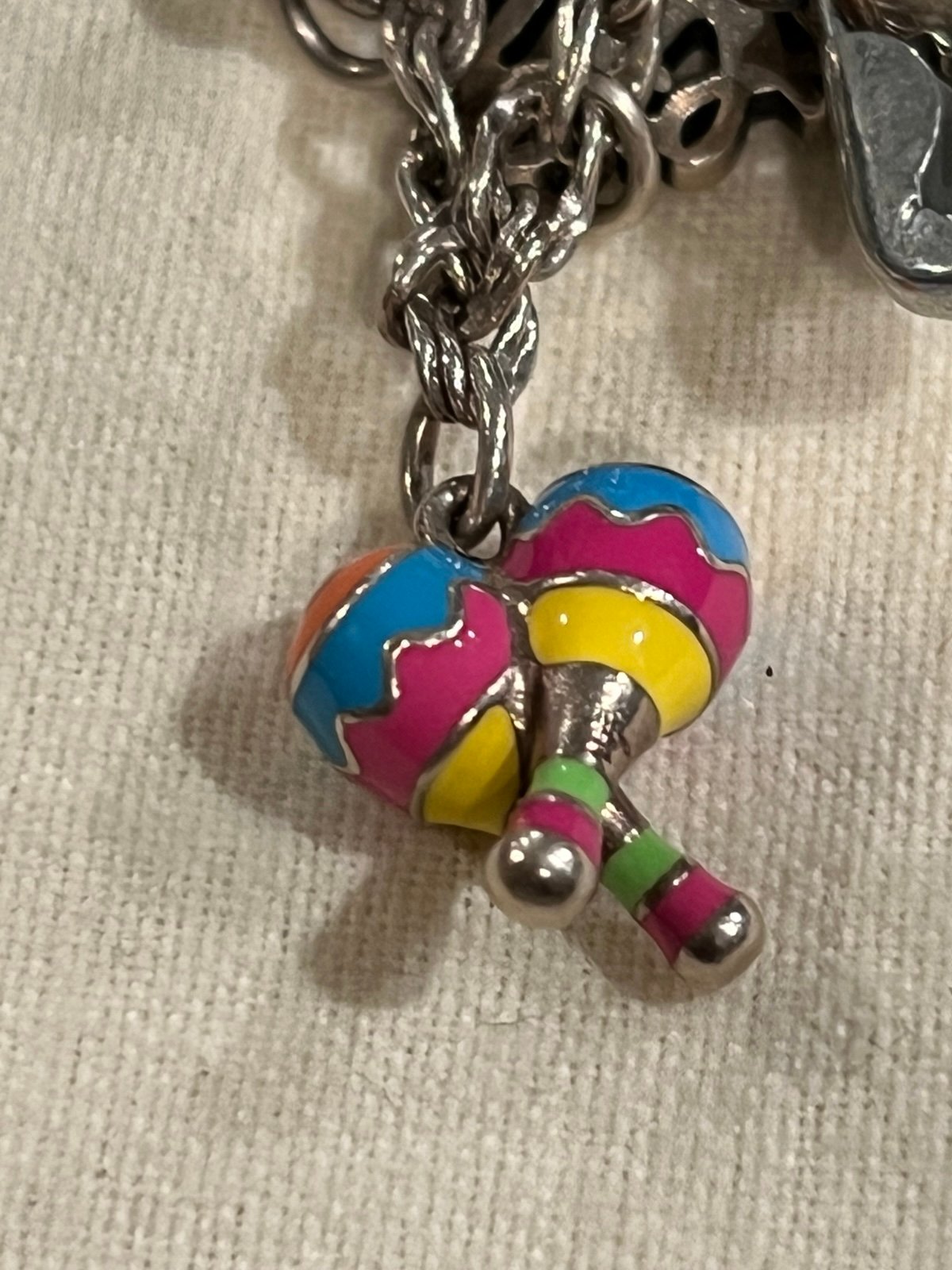 James Avery Maracas Fiesta Enamel Retired Charm