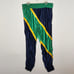 Rawlings Breakaway Track Pants SIZE 36 Green Yellow Blue Snap USA Colorblock