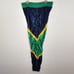 Rawlings Breakaway Track Pants SIZE 36 Green Yellow Blue Snap USA Colorblock