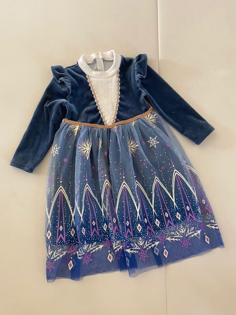 Girls Elsa Frozen 2 Costume Dress