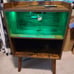 Night Stand with Charger Station, Bedside Table with LED Lights