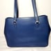NEW Karl Lagerfeld Navy Leather Tote Handbag
