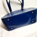 NEW Karl Lagerfeld Navy Leather Tote Handbag