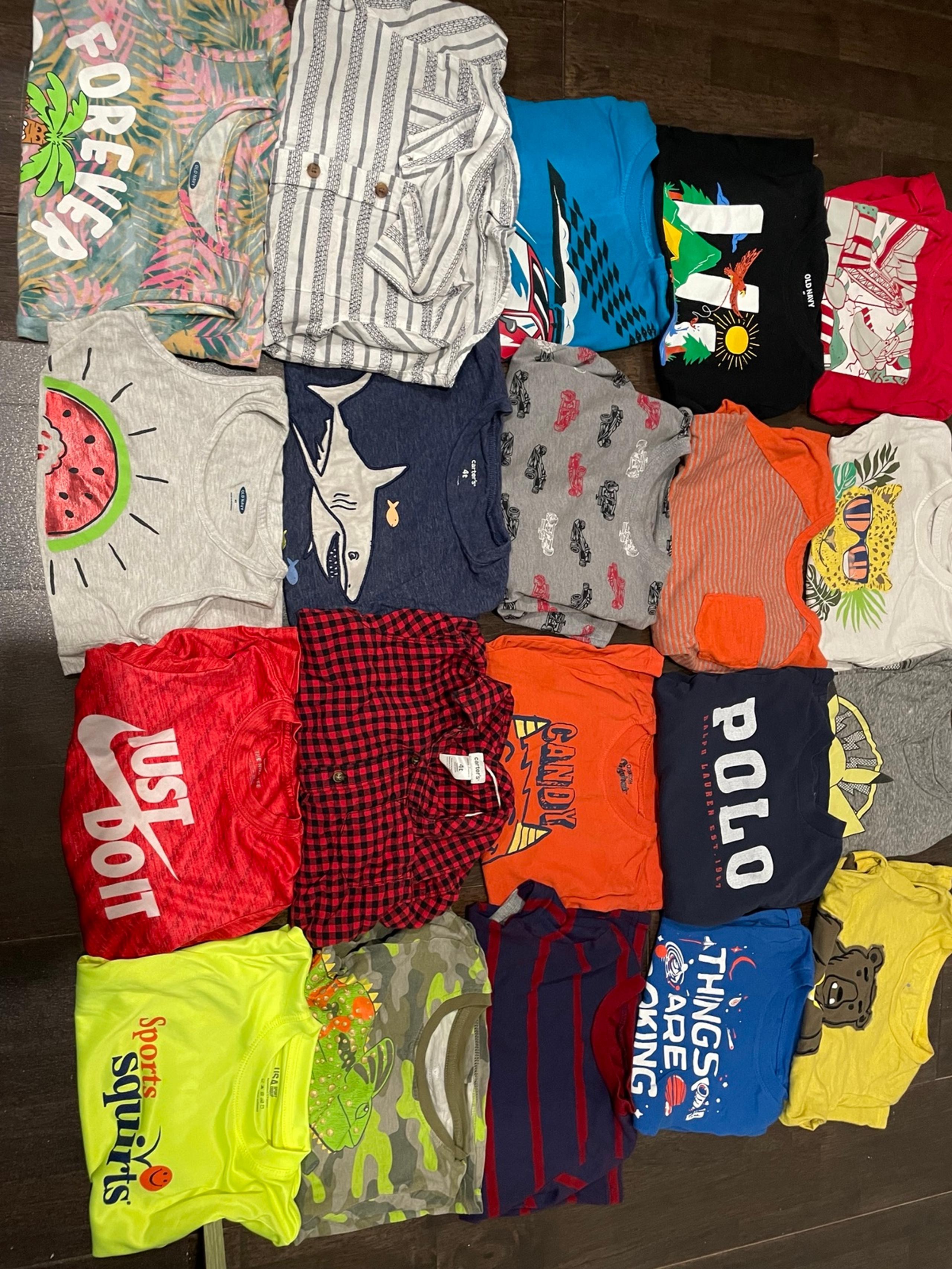boys shirts lot size 4