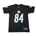 Lady's Pittsburgh Steelers Antonio Brown NFL #84 Black & Yellow jersey SZ large