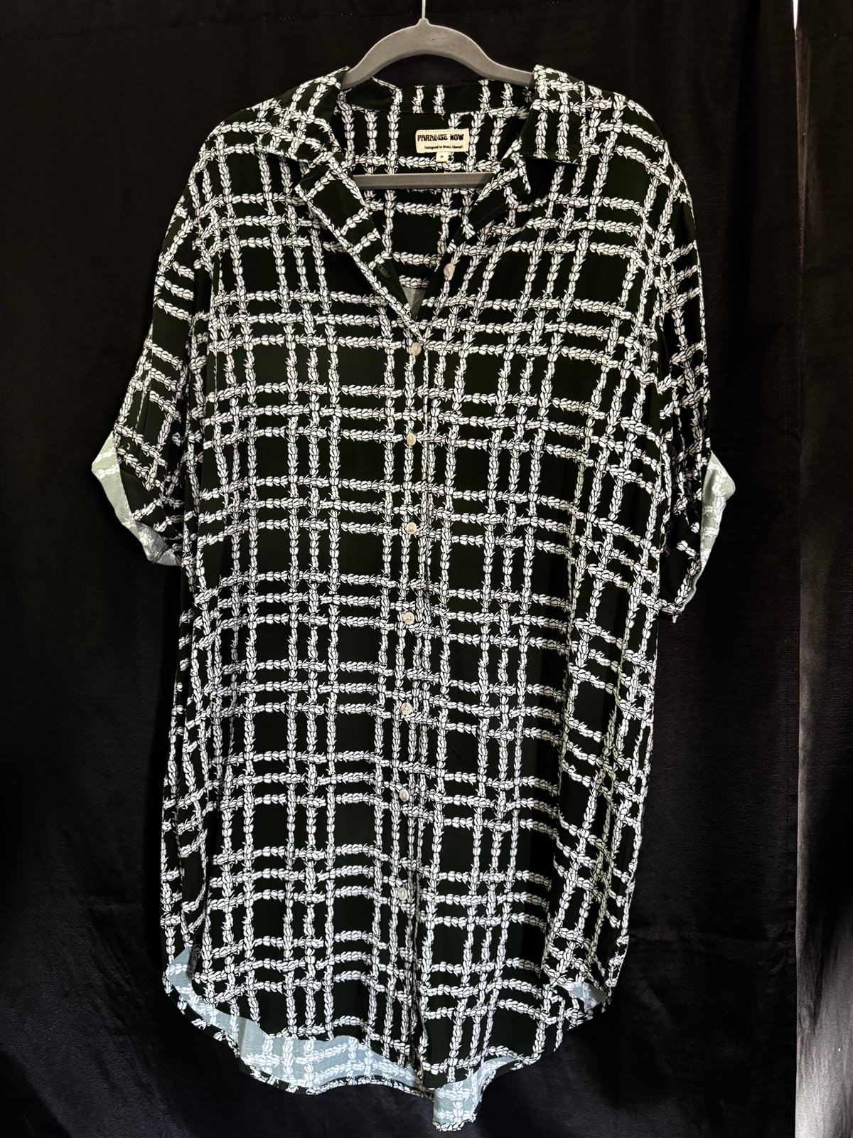 Paradise Now Palaka Shirt Dress