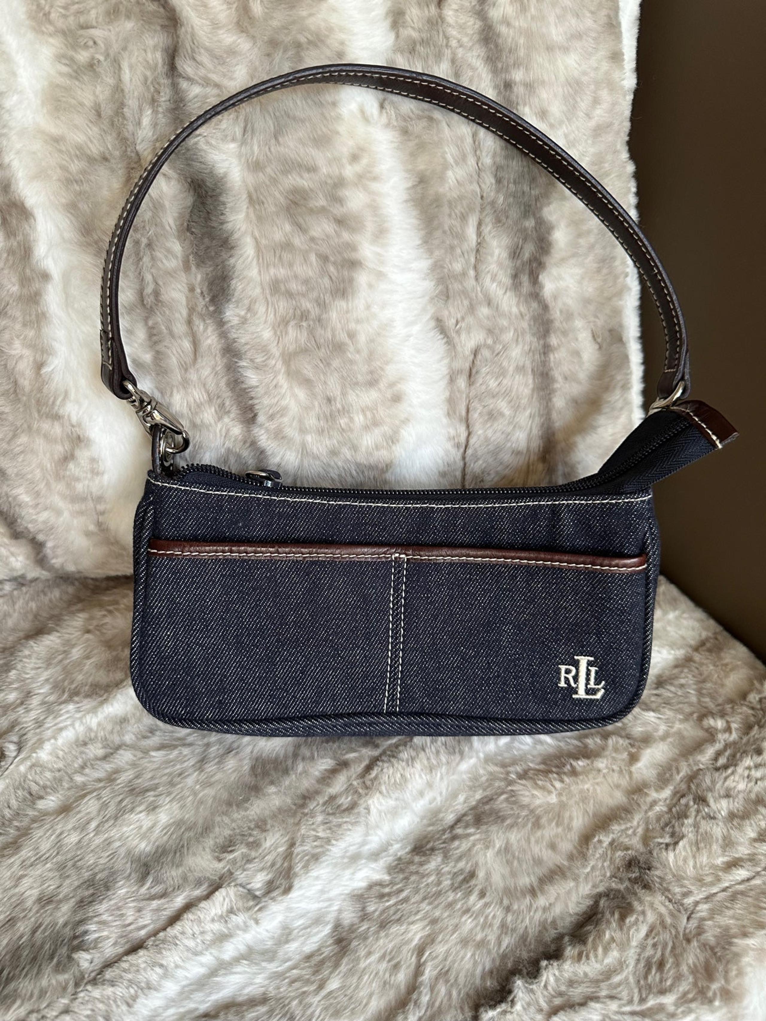 Vintage denim Ralph Lauren clutch mini