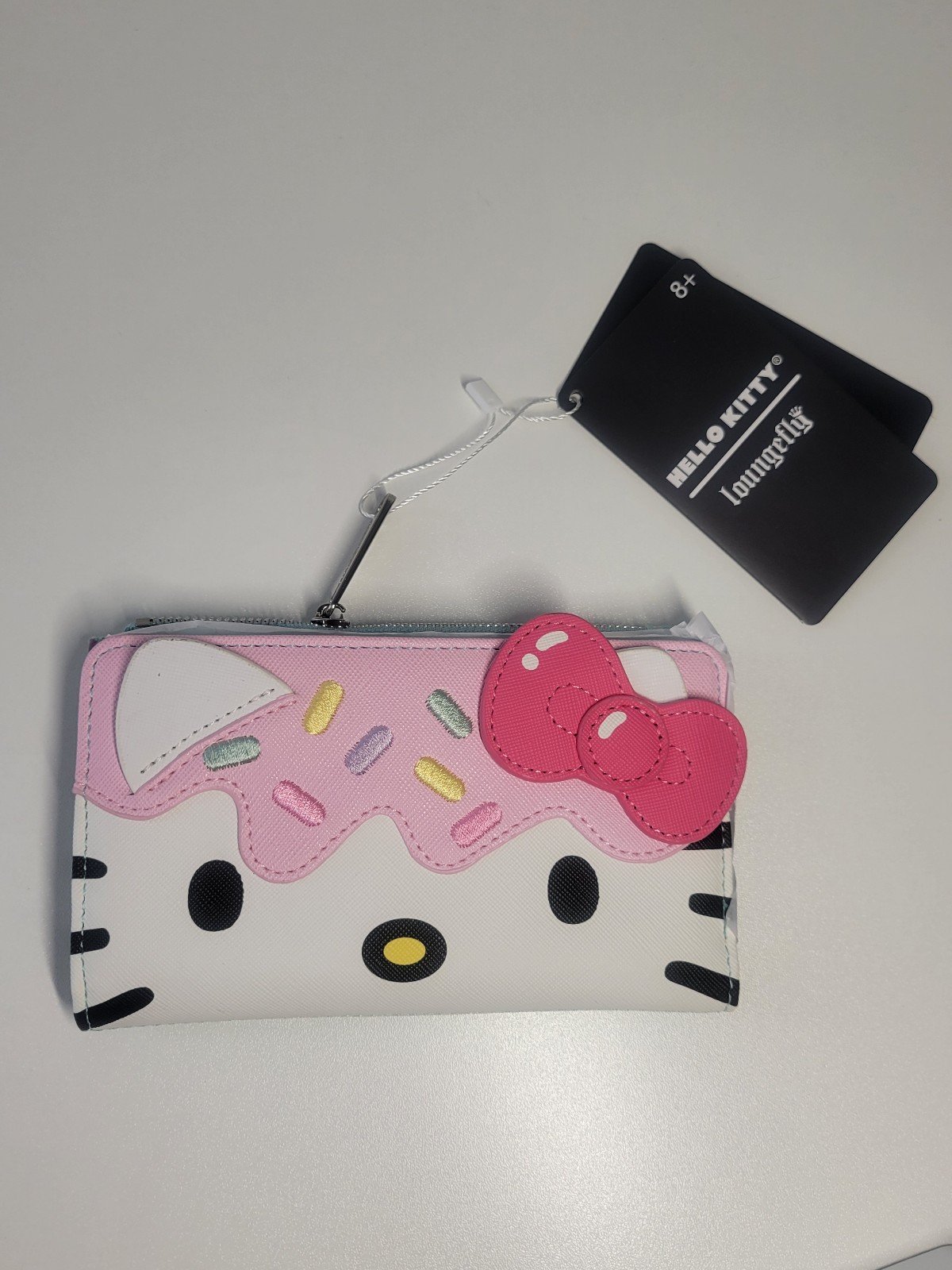 Loungefly Sanrio Hello Kitty Cupcake Faux Leather Flap Wallet NWT!