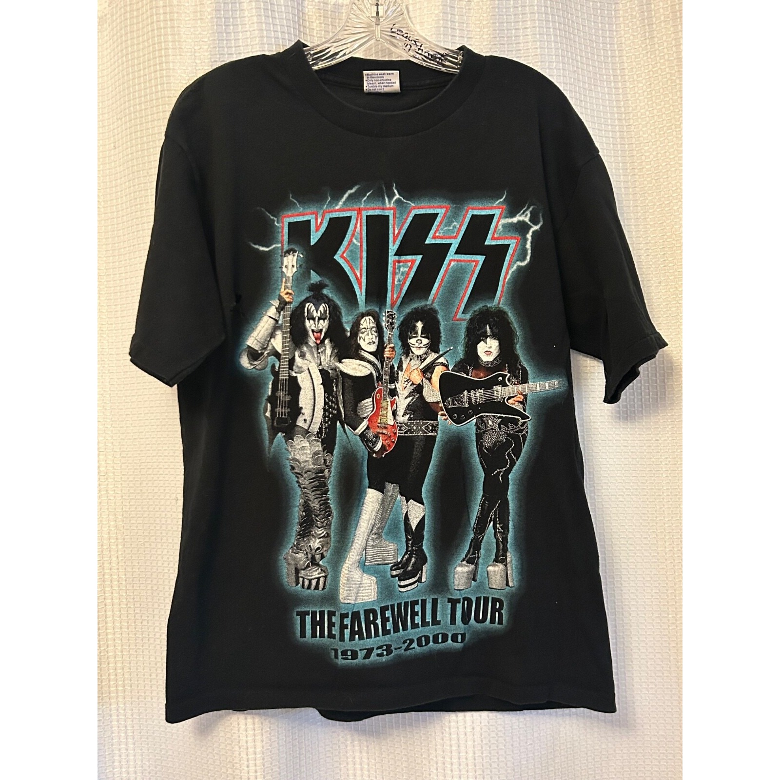 VTG Y2K Kiss The Farewall Tour 2000 T Shirt Size L