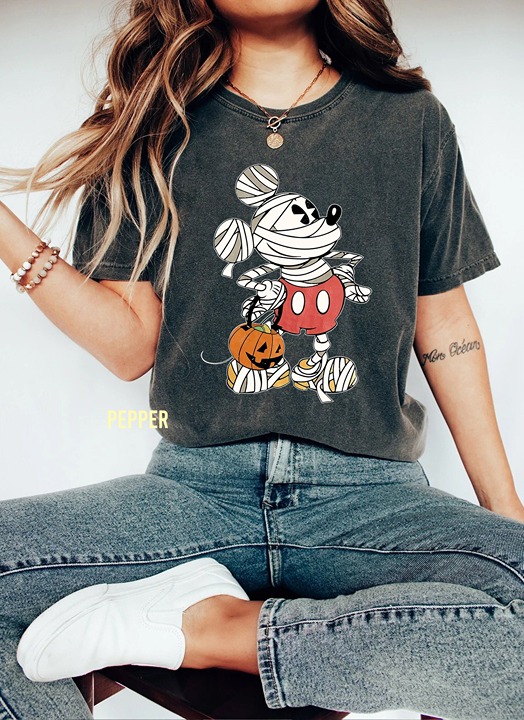 Vintage Mickey Halloween Comfort Colors Shirts Mickey Halloween Boo Mickeys Not