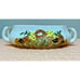 Vintage 1970's ARNELS Ceramic Mushroom Beige Casserole Dish Retro Signed