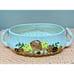 Vintage 1970's ARNELS Ceramic Mushroom Beige Casserole Dish Retro Signed