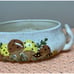 Vintage 1970's ARNELS Ceramic Mushroom Beige Casserole Dish Retro Signed