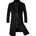 Nwot zeetoo Men's Wool Peacoat Winter Buttons Jacket Windproof Classic Pea Coat
