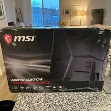 MSI Optix G27C4 curved gaming monitor 27 inches