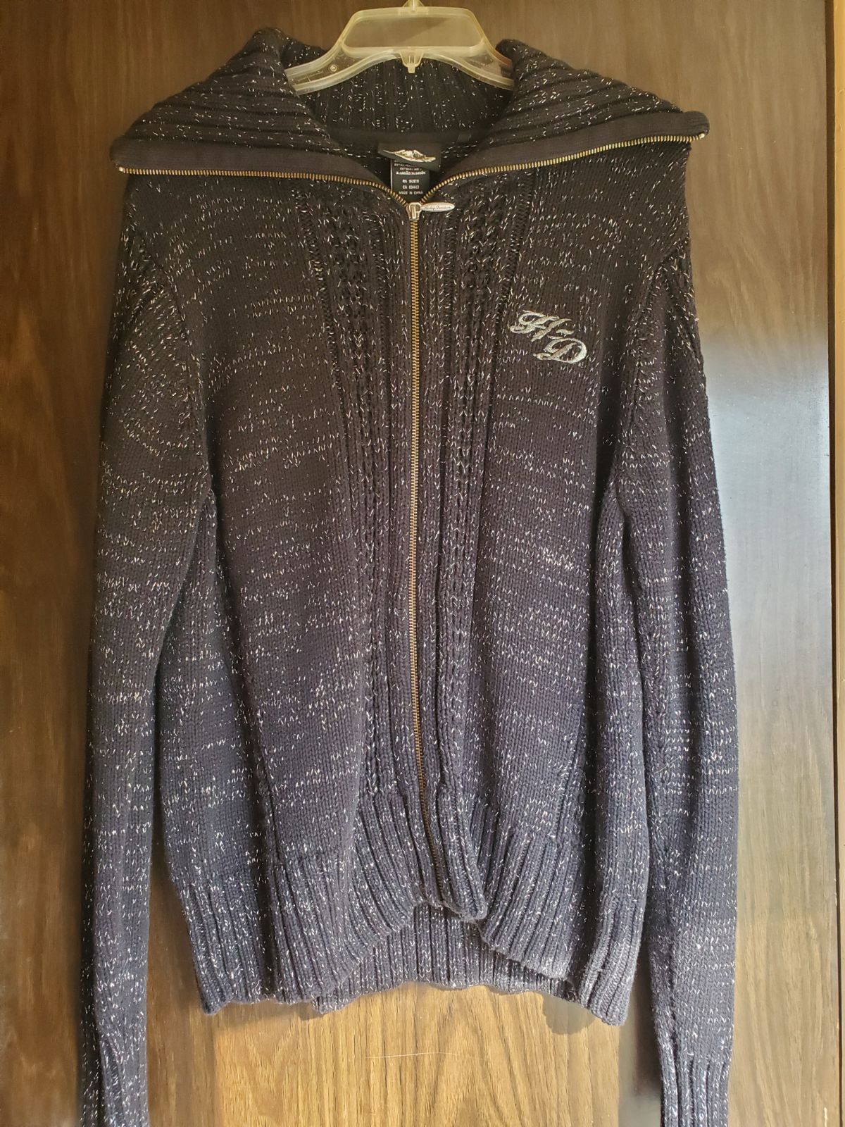 Harley Davidson Zip Up Sweater 1W