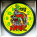 Mopar Or No Car Dodge Challenger Charger Hellcat Hemi GarageShop Glow Wall Clock
