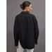 NWT CARBON38 Oversized Button Up Shirt Size Small Black Cotton Casual