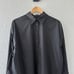 NWT CARBON38 Oversized Button Up Shirt Size Small Black Cotton Casual