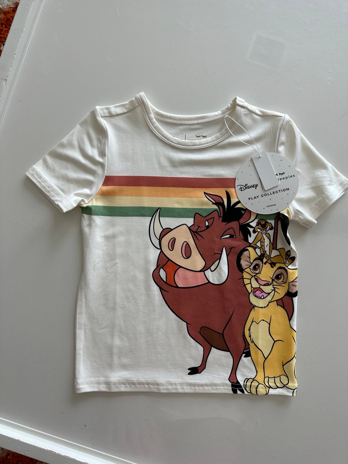 Little Sleepies lion kind play tee, 3T