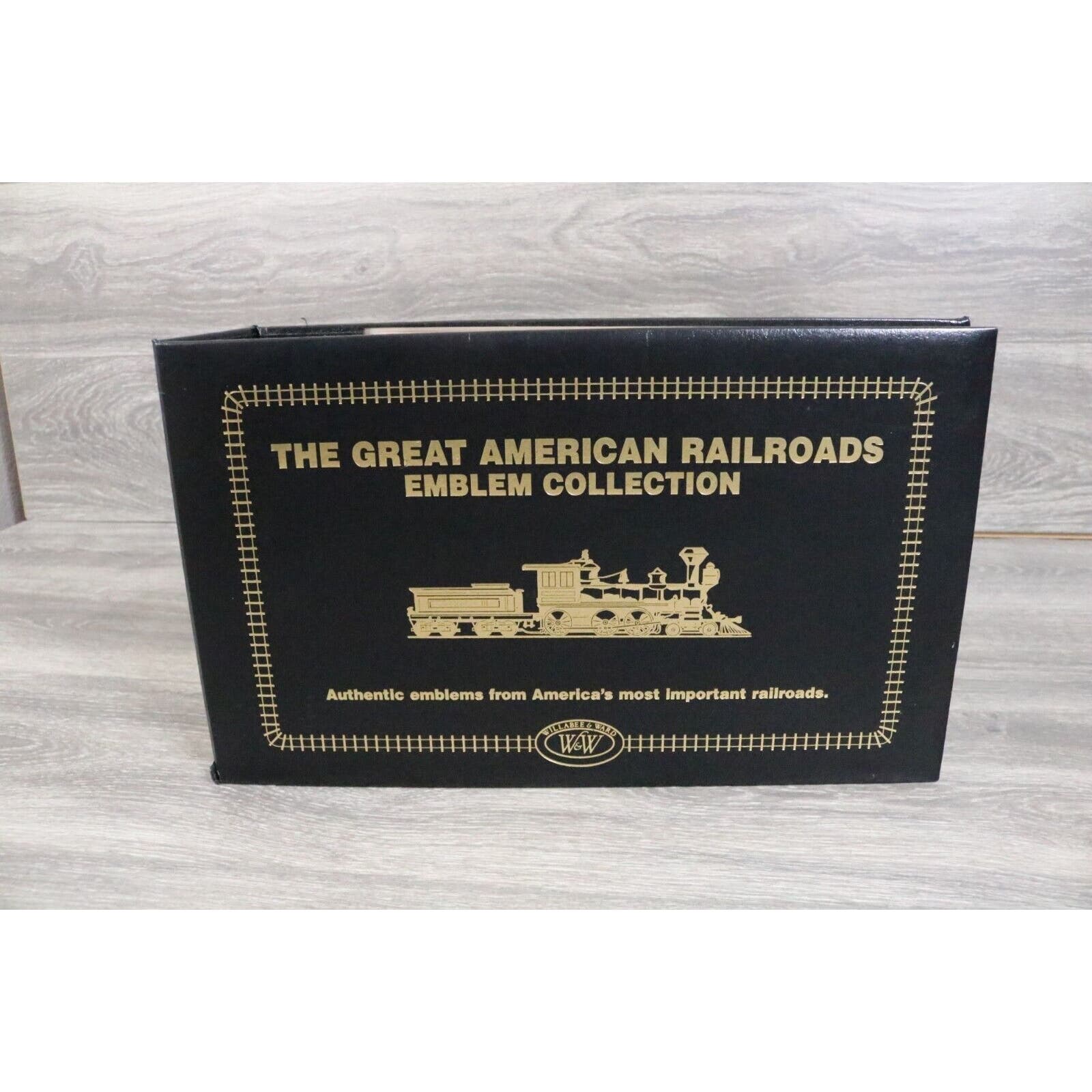 Great American Railroads Emblem Collection 36 Emblems and Binder