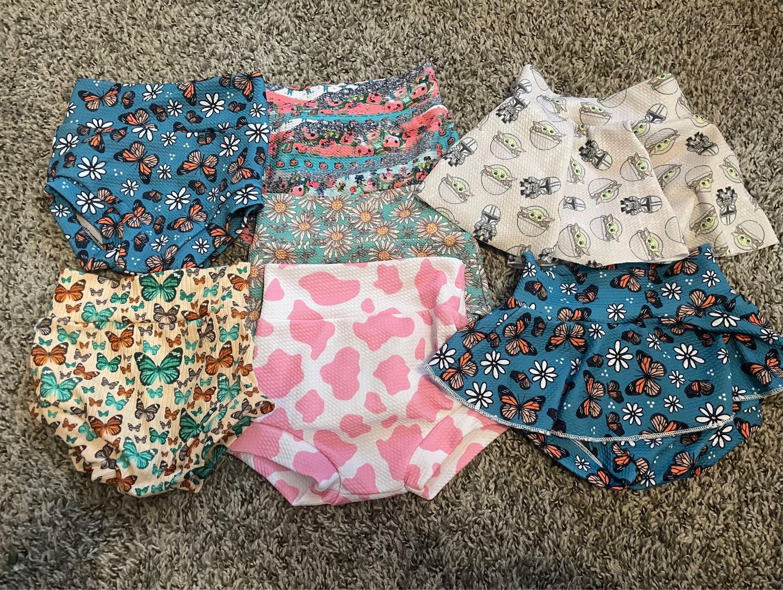 Handmade 2/3T Bummie bundle