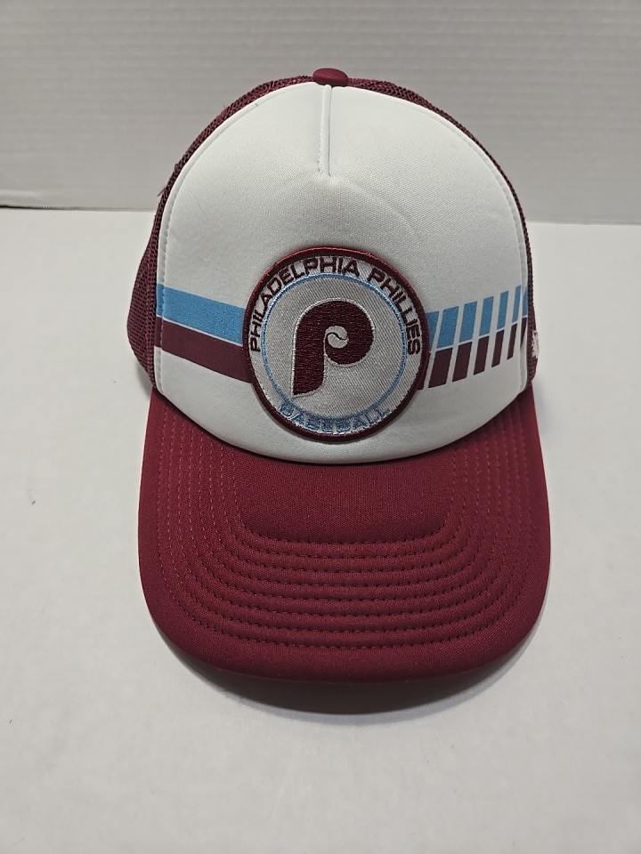 Men's Philadelphia Phillies '47 White/Maroon Cooperstown Collection Trucker Hat
