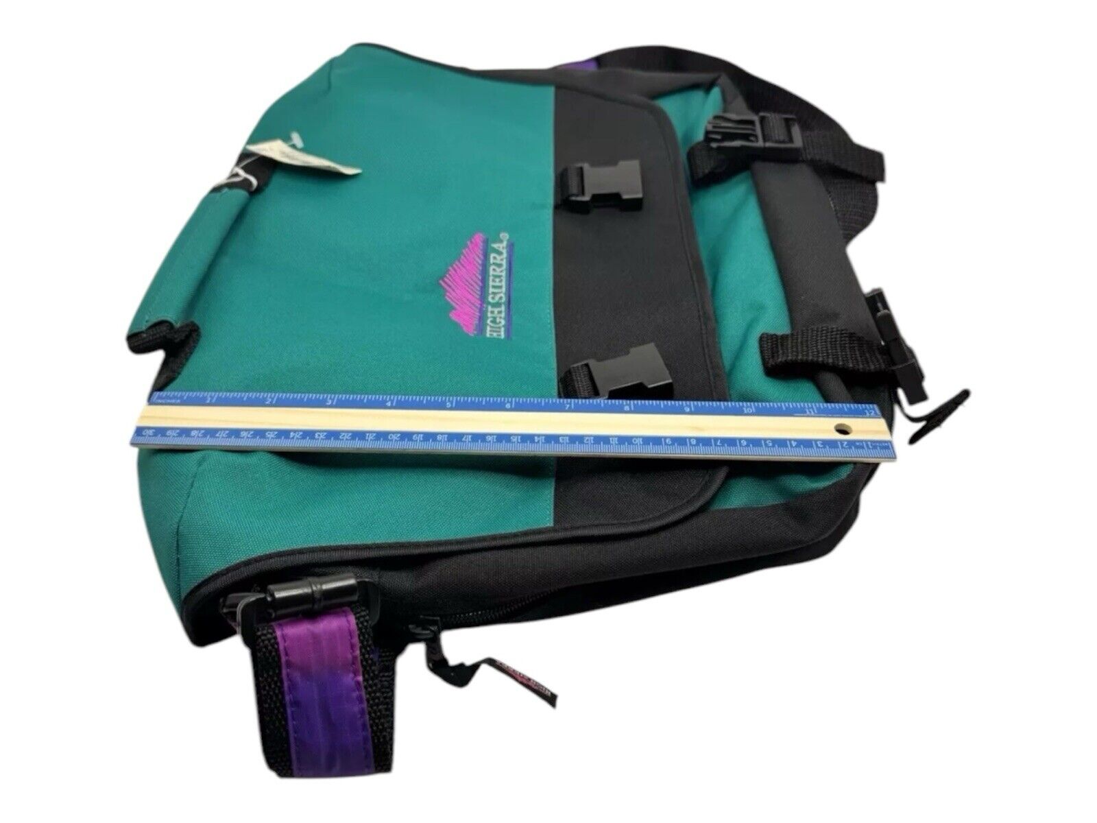 シモンズグランドセール High 90s 80s Vintage Sierra Teal Purple Green Bag Shoulder バッグ