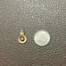 14k solid gold vintage diamond pendant