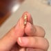 14k solid gold vintage diamond pendant