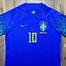 NEW Neymar Jr #10 Brazil 2022/23 Authentic Away Soccer Jersey Mens Large NWT