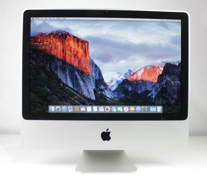 Apple iMac 20 Inch A1224 C2D 2.0GHz 4GB RAM 320GB HDD WiFi Camra OS X El Capitan
