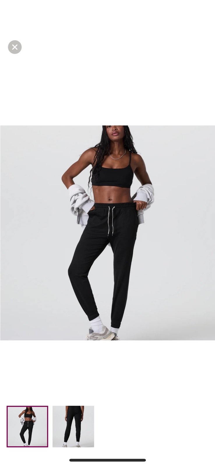 Vuori Women's Black Jogger Pants