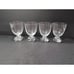 Tiffin Franciscan Water Goblets Set, Du Jour Pattern, Set Of 4, Wine Glasses