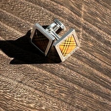 Burberry Classic Tartan Square Cufflinks