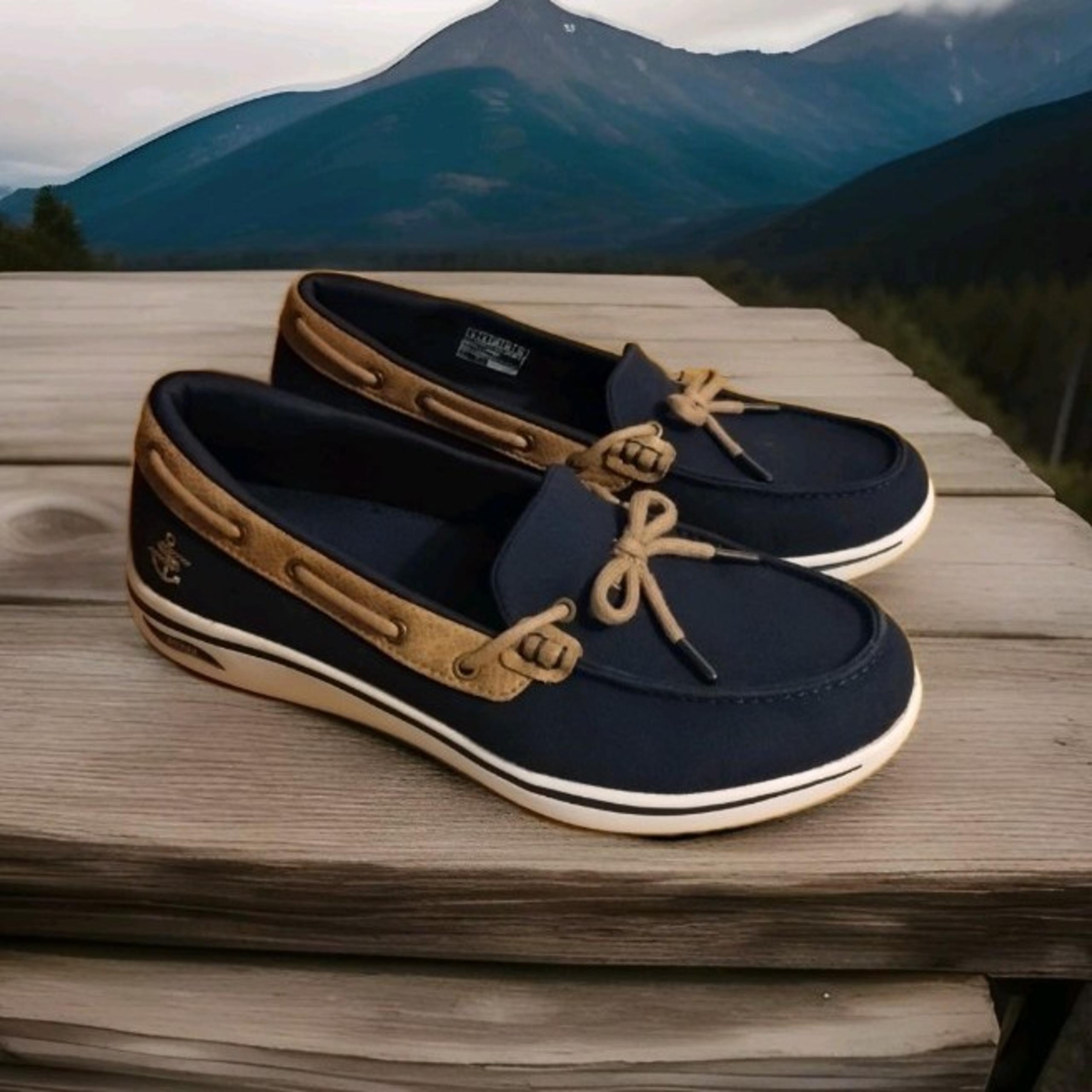 Skechers Womens Size 9 Arch Fit Uplift Shoreline Shoes Navy Blue 136600