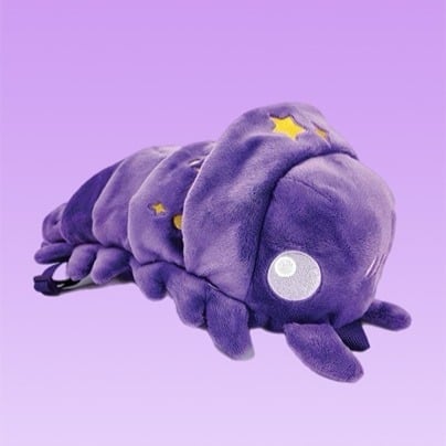 NEW SLEEPYVILLE CRITTERS - Purple Roly Poly Plush Backpack