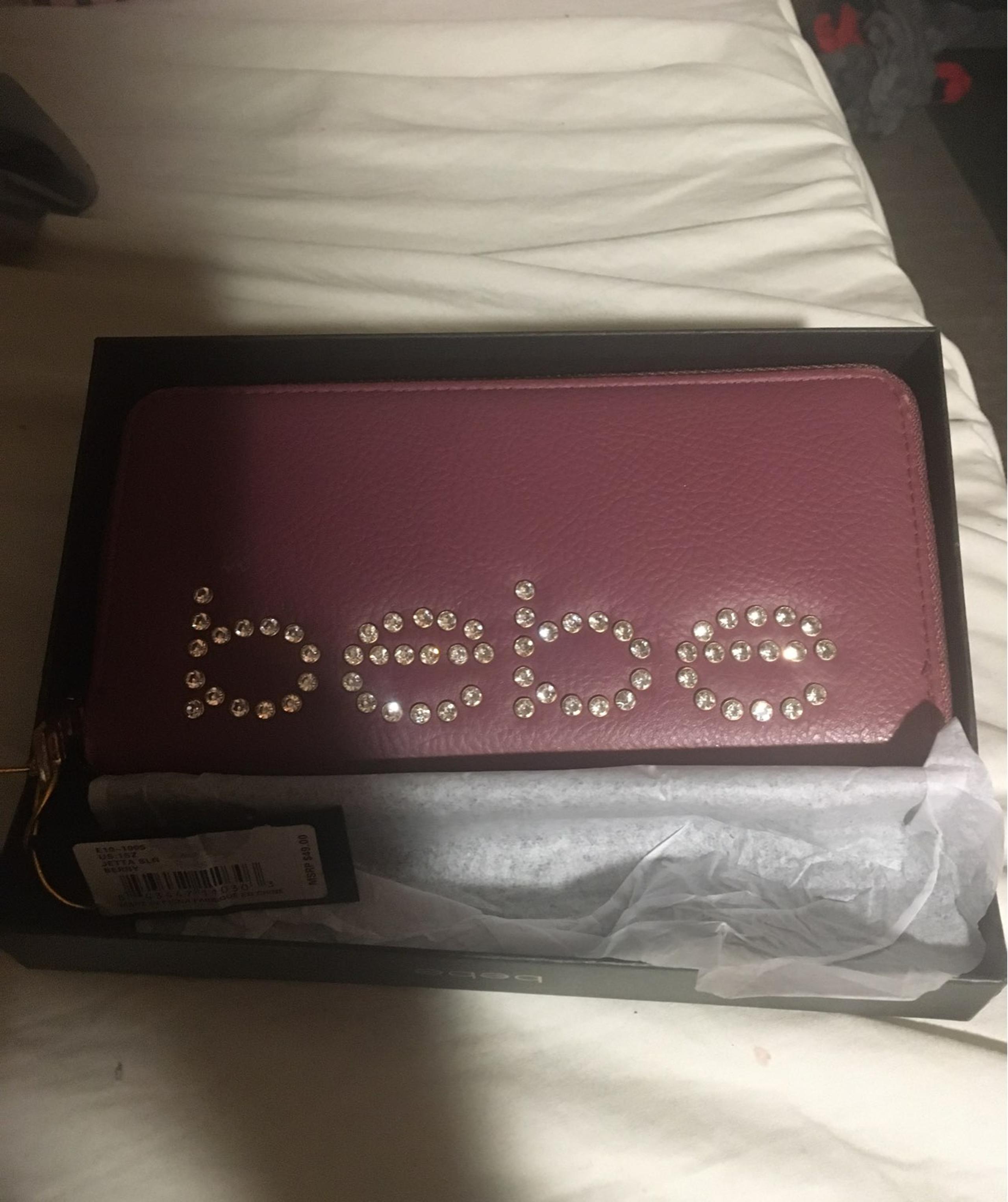Bebe leather wallets for women