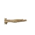 Vintage Hand Carved Natural Burl Wood Knot Solid Wood Alligator Crocodile 13,5”