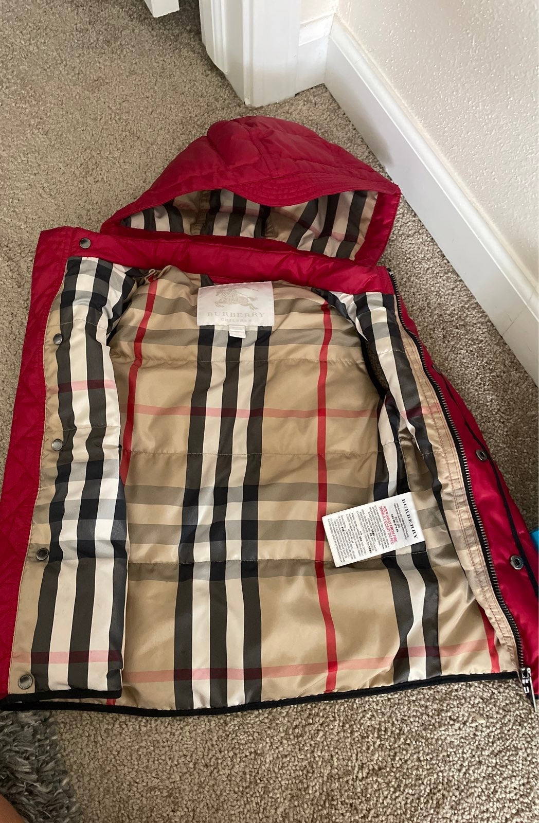 Burberry childrens vest