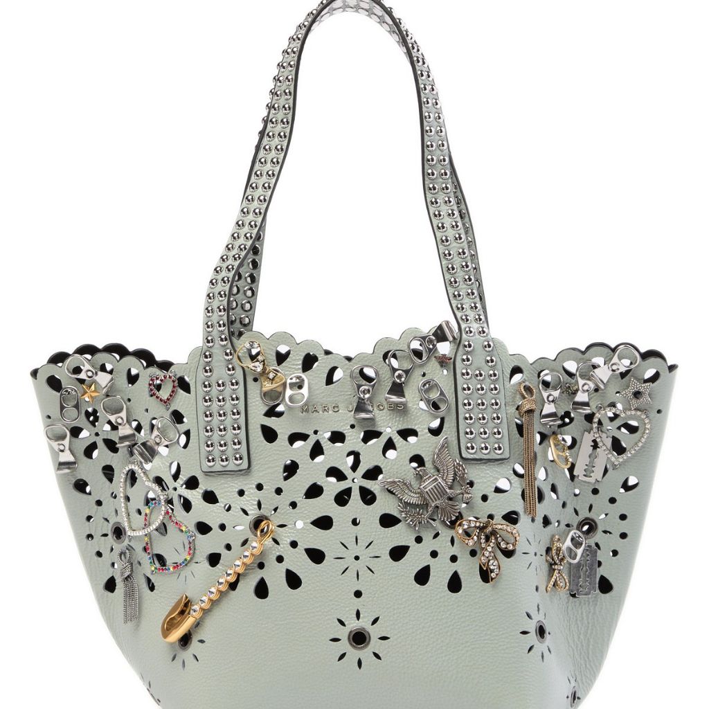 NWT Marc Jacobs embellished laser cut pu