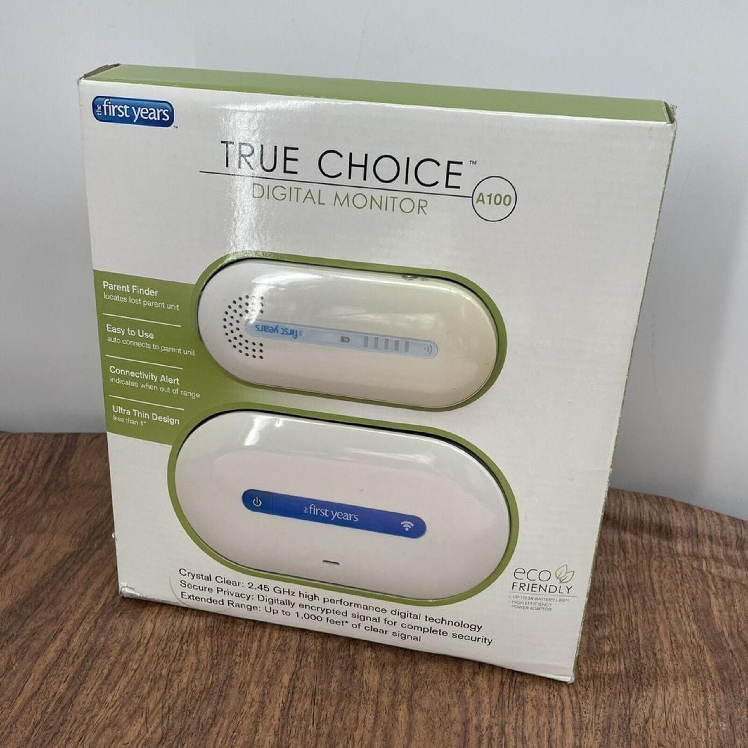 NEW The First Years True Choice Digital Monitor A100 Crystal Clear Performance